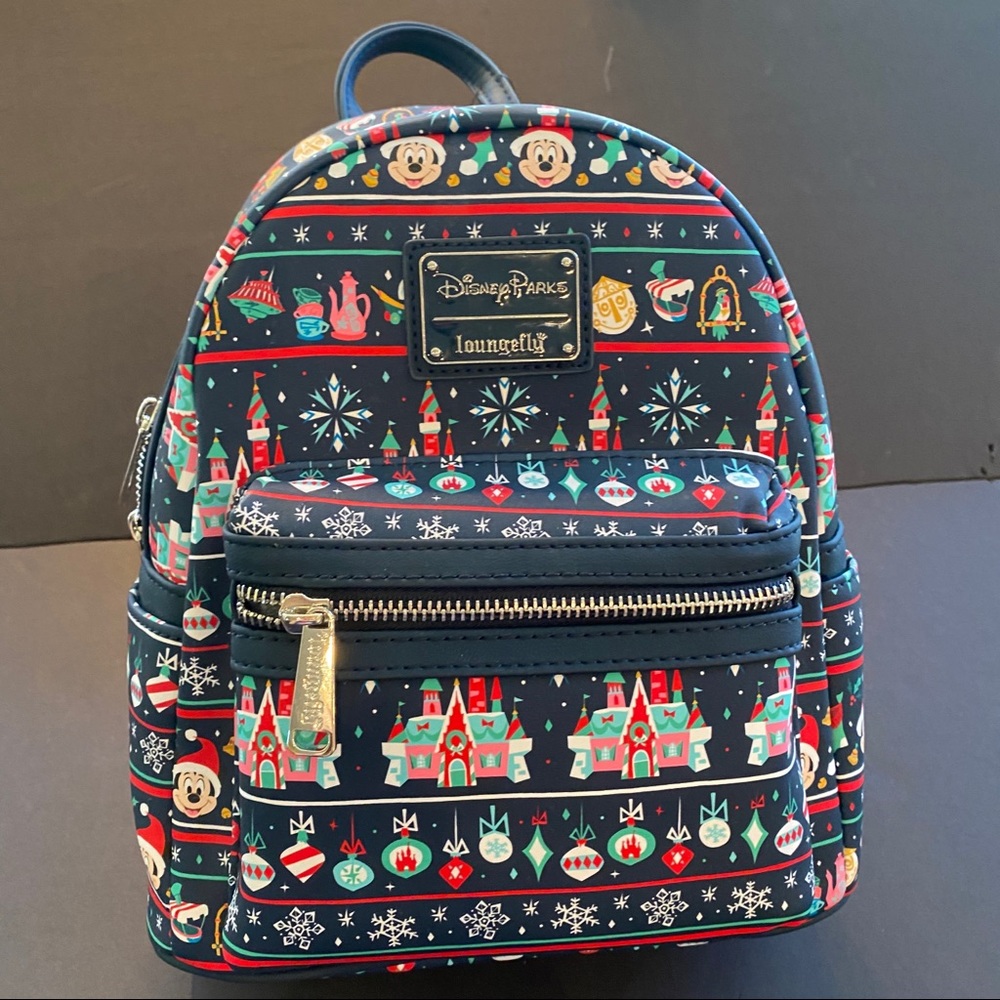 Disney Parks Loungefly Christmas Holiday Bag